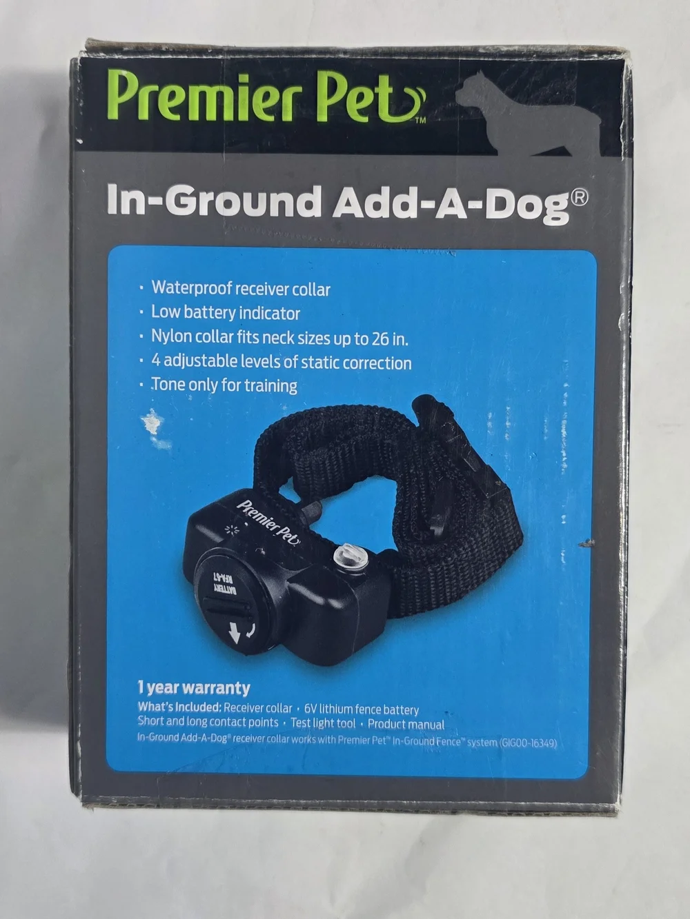 Premier Pet In-Ground FenceCollar Replacement, Add-A-Dog, Waterproof